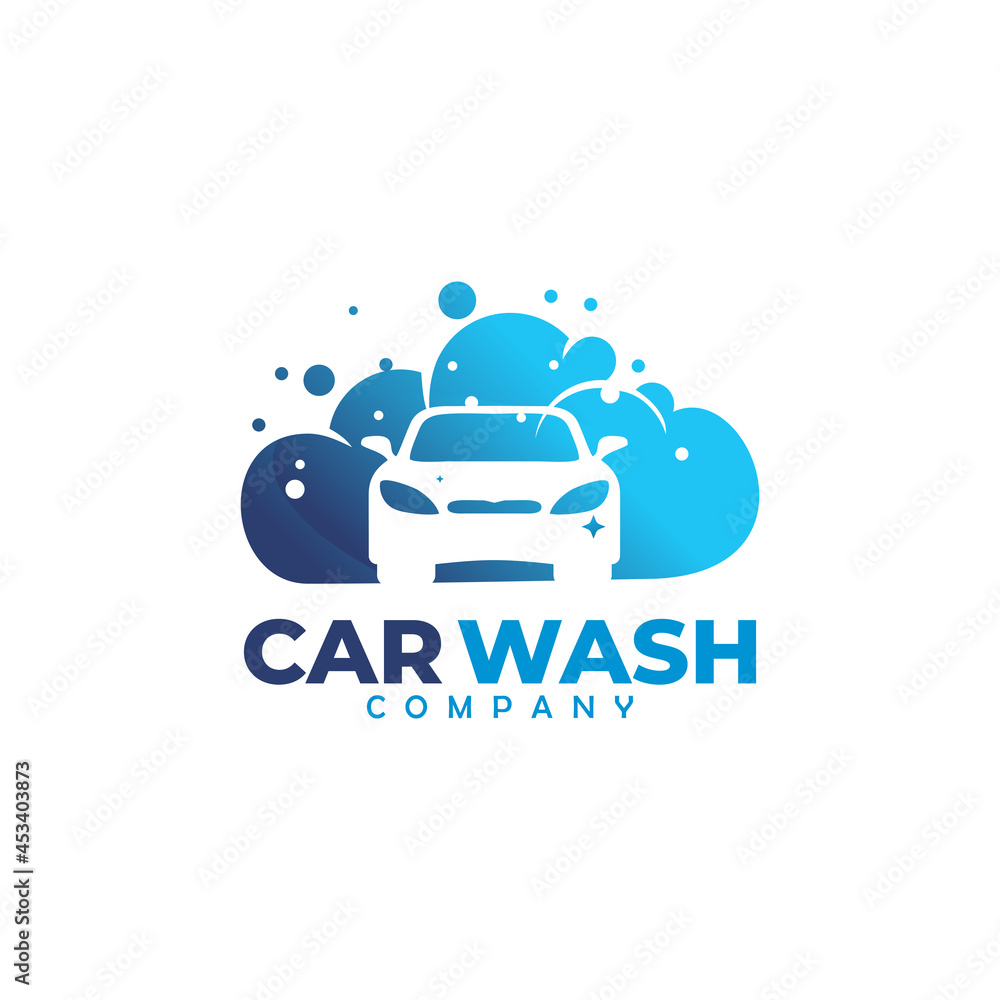 custom made wallpaper toronto digitalcar wash logo icon vector