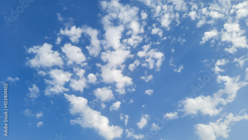 blue sky with clouds beautiful background view saudi arabia. 
