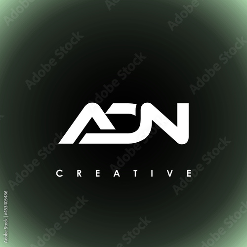 ADN Letter Initial Logo Design Template Vector Illustration