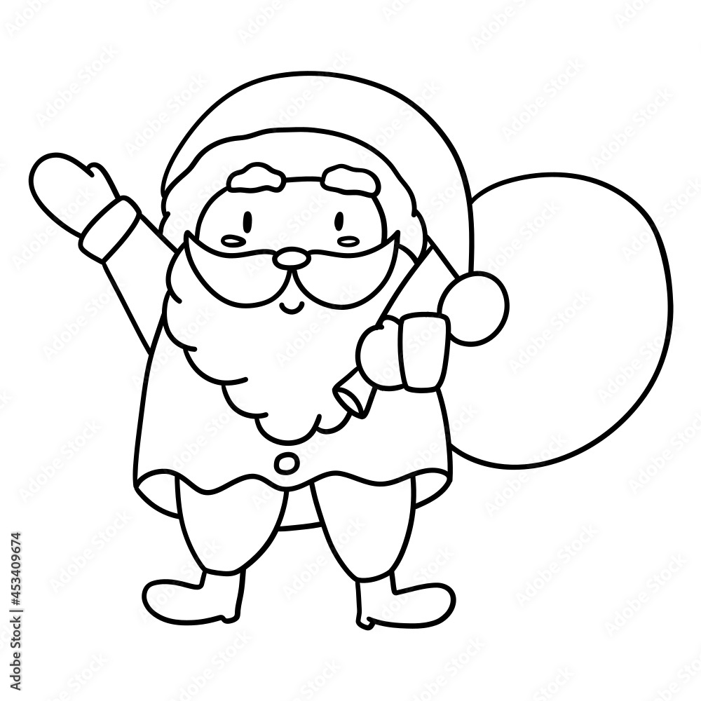 Christmas-Santa illustration for web, wedsite, application, presentation, Graphics design, branding, etc. Christmas-Santa illustration for web, wedsite, application, presentation, Graphics design, branding, etc.