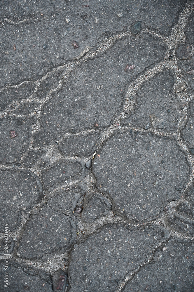 Obraz premium cracked asphalt texture