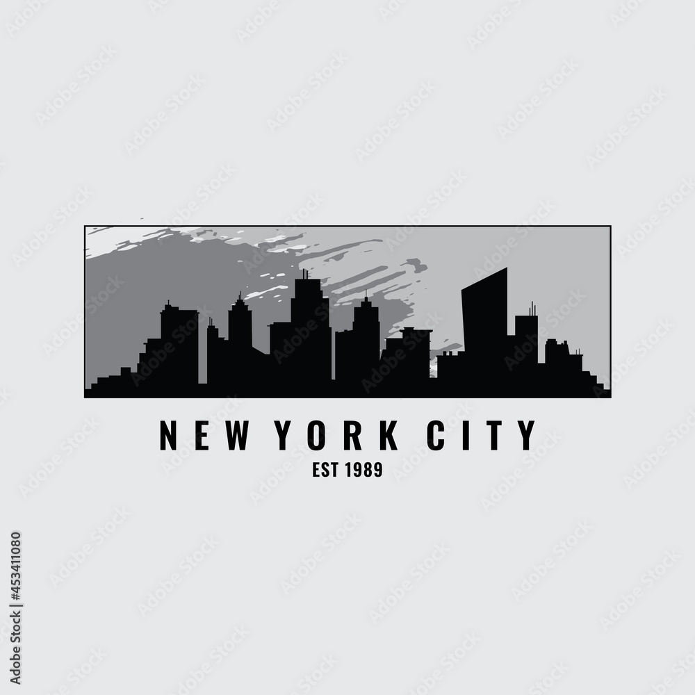 Fototapeta premium New york vector illustration and typography, perfect for t-shirts, hoodies, prints etc