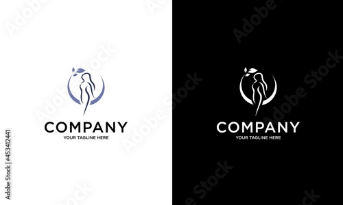 woman fitness vector design icon OR beautiful young woman, women's health concept.