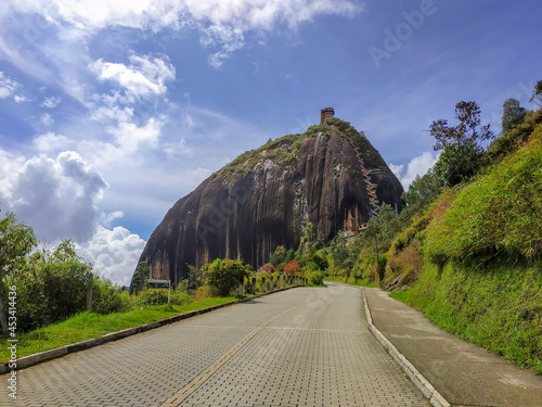 The penol stone in Guatapé, Antioquia in Colombia photo