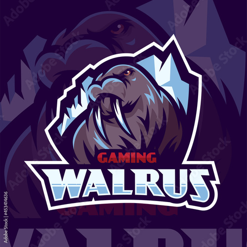 Walrus Esport Logo Design