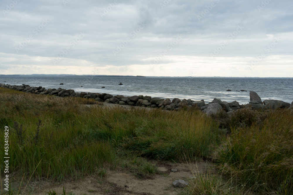 View to the baltics sea from the german village Timmendorf View to the baltics sea from the german village Timmendorf