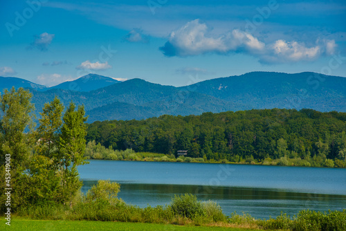 Lac de Michelbach in den südlichen Vogesen in Frankreich