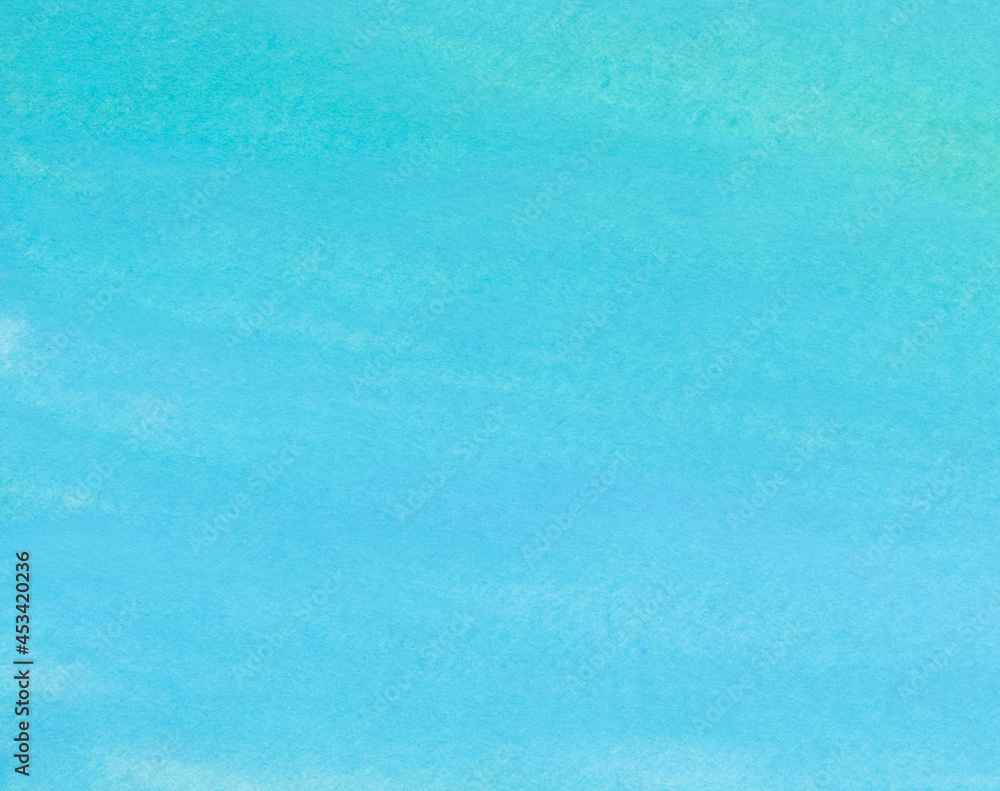 Light blue of beautiful watercolors that can be used as a background Light blue of beautiful watercolors that can be used as a background