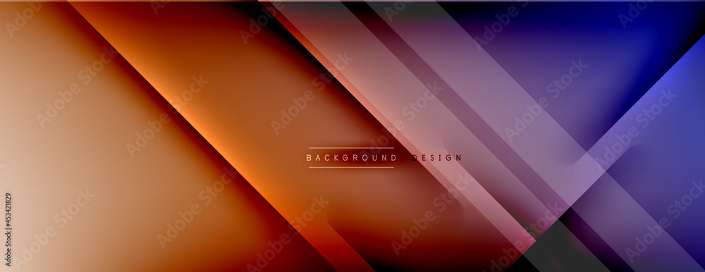Abstract background - lines composition created with lights and shadows. Technology or business digital template. Trendy simple fluid color gradient abstract background with dynamic Abstract background - lines composition created with lights and shadows. Technology or business digital template. Trendy simple fluid color gradient abstract background with dynamic