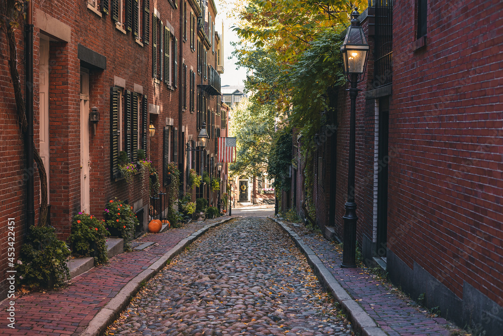 Acorn Street, Boston, Massachusetts