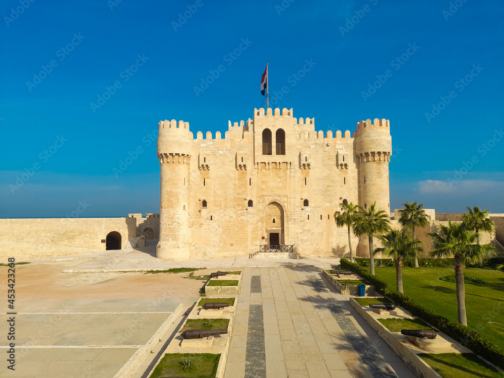 The Citadel of King Qaitbay is an ancient, distinctive and beautiful building in Alexandria on the shores of the Red Sea