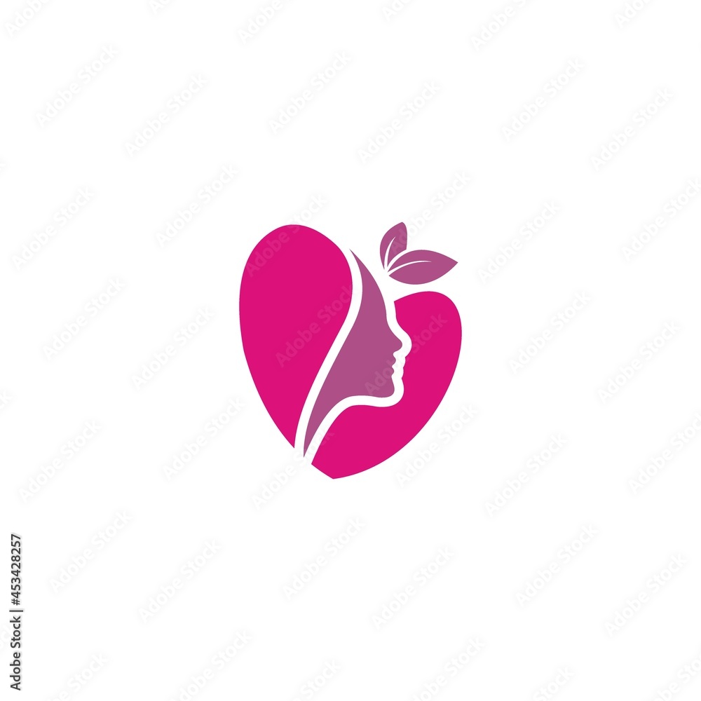 Logo woman silhouette, head, face logo Use for beauty salon, spa, cosmetics design Logo woman silhouette, head, face logo Use for beauty salon, spa, cosmetics design