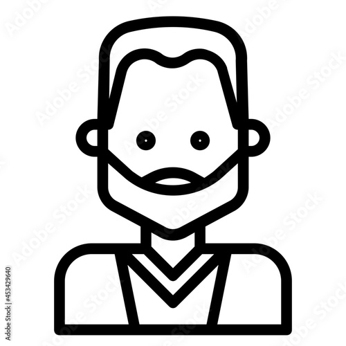 man outline icon
