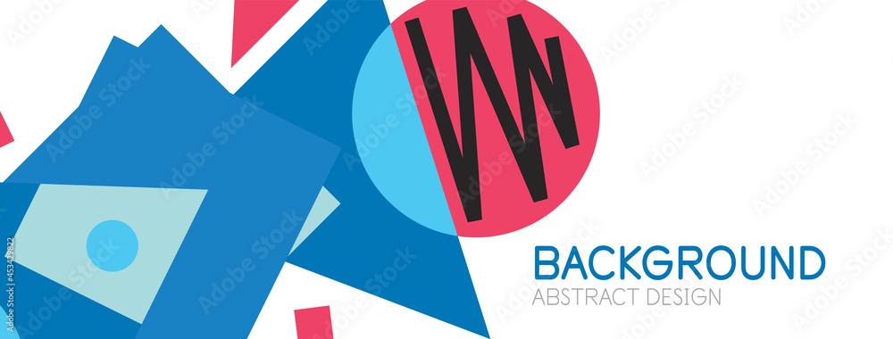 Abstract background. Blocks, lines, triangles, circles composition. Techno or business concept for wallpaper, banner, background, landing page Abstract background. Blocks, lines, triangles, circles composition. Techno or business concept for wallpaper, banner, background, landing page
