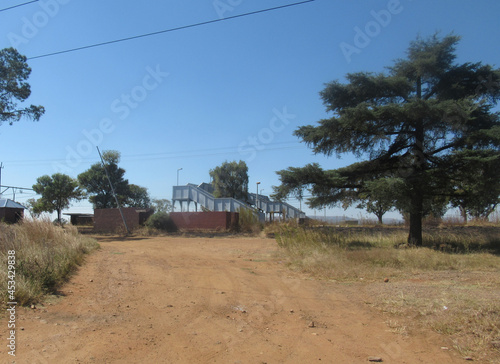 The approach to a derelict siding that was once bustling with activity of loading carriages of farm produce and mining equipment or livestock. And now left neglected and ghostly quiet