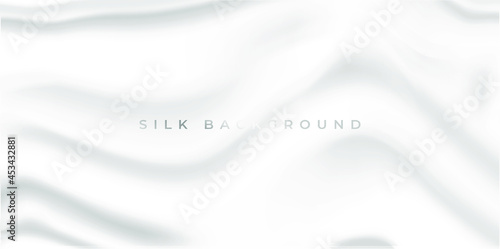 Colored luxury silk, satin, fabric background with copy space