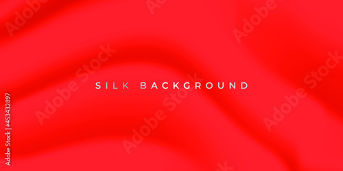 Colored luxury silk, satin, fabric background with copy space