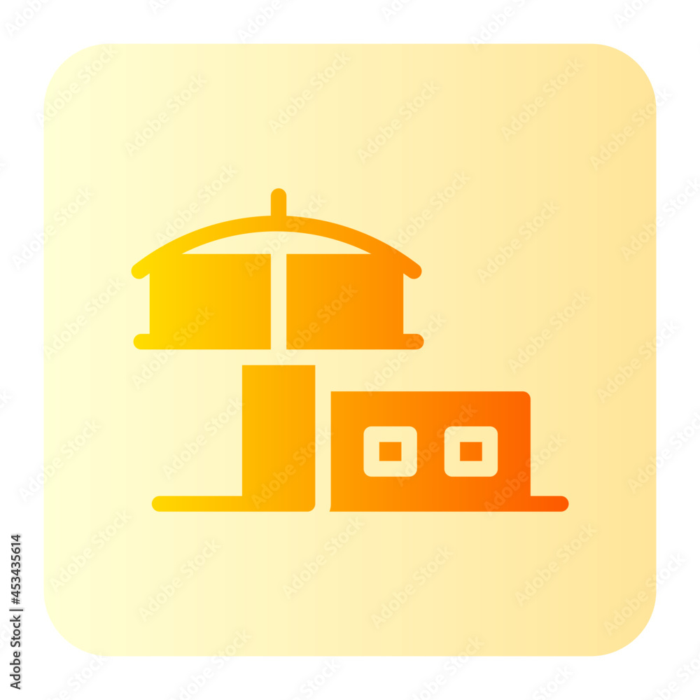 control tower gradient icon