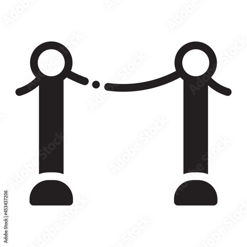 guardrail glyph icon