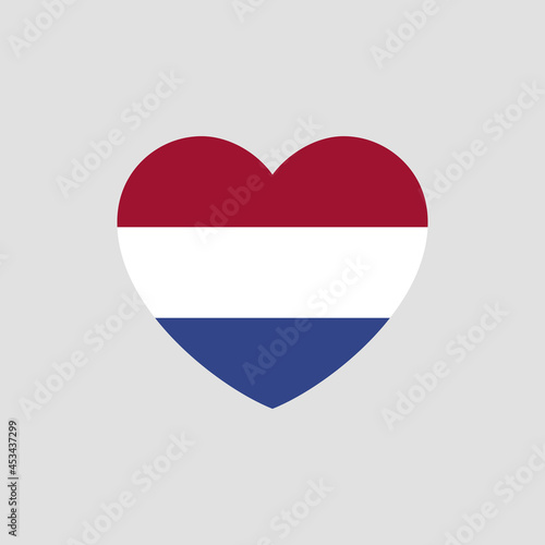 Netherlands flag in heart shape vector love Netherlands Free Download Netherlands flag in heart shape vector love Netherlands - GFXLoad