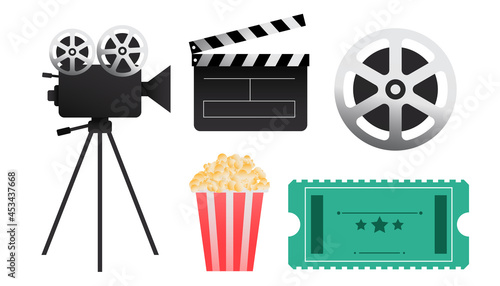 cinema film elements and objects