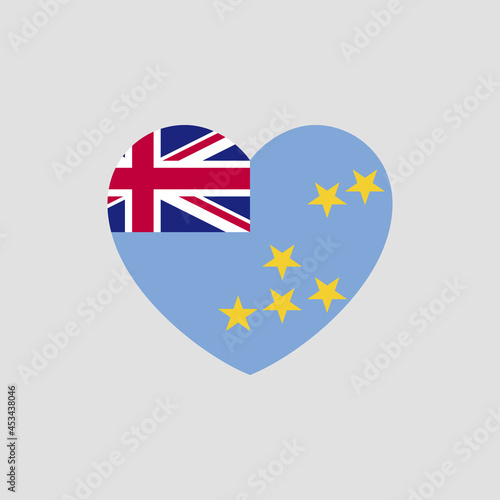 Tuvalu flag in heart shape vector love Tuvalu Free Download Tuvalu flag in heart shape vector love Tuvalu - GFXLoad