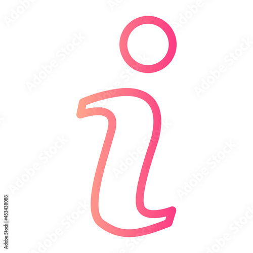 info gradient icon