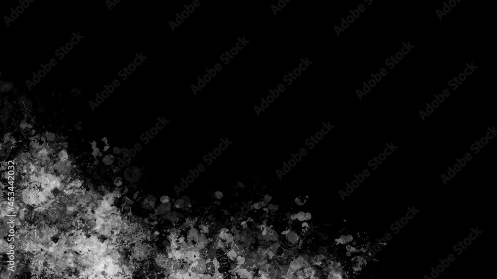 Unique painting art with grey leaf paint brush for presentation, card background, wall decoration, or t-shirt design Unique painting art with grey leaf paint brush for presentation, card background, wall decoration, or t-shirt design