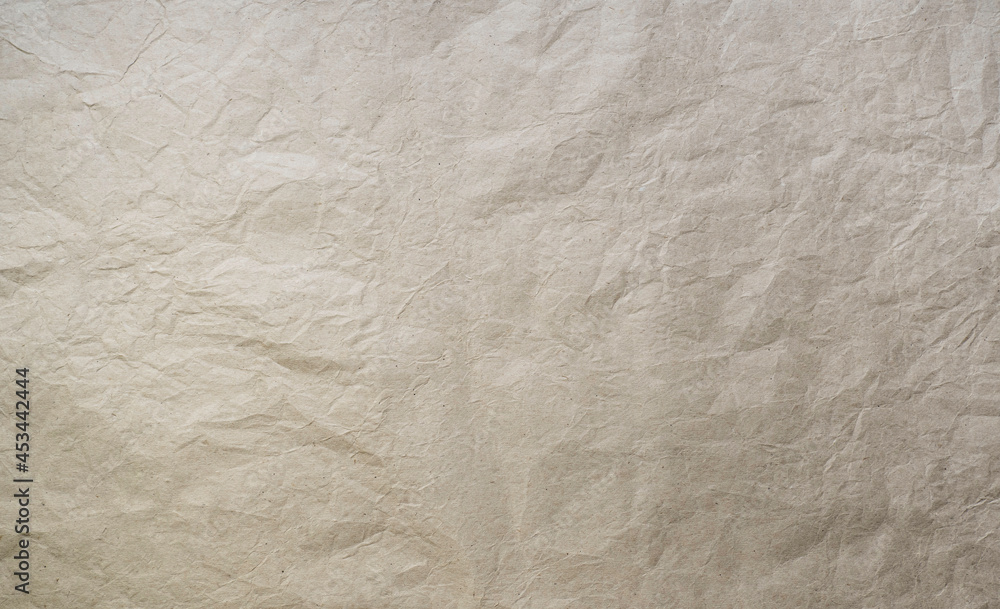 Old crumpled brown paper texture Old crumpled brown paper texture