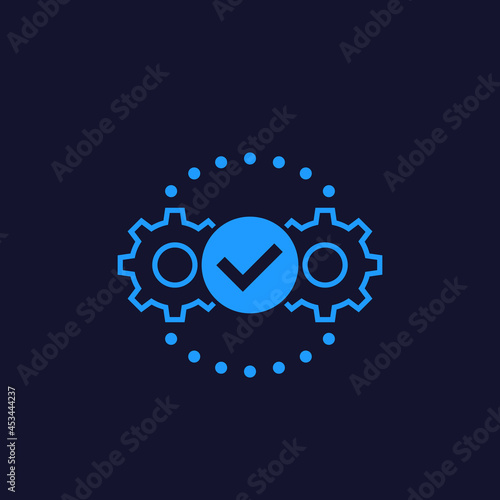 Execution vector icon