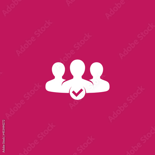 membership icon, vector