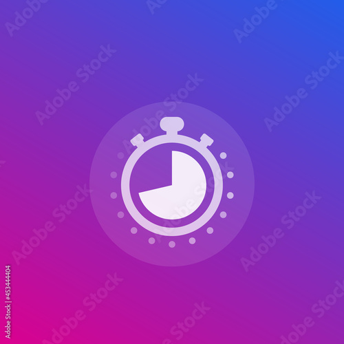 chronometer, countdown vector icon
