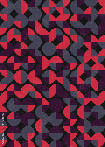 Abstract Geometric Pattern generative computational art illustration