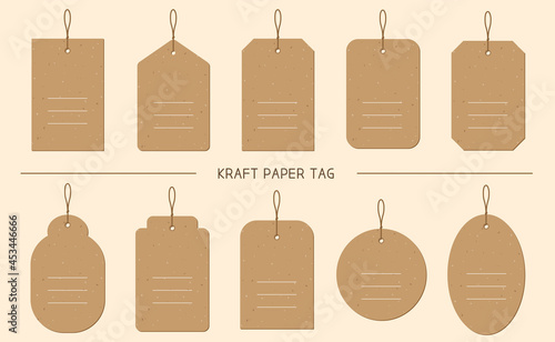 태그 라벨 프레임 세트