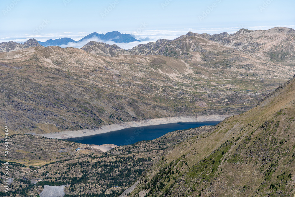 lake in the mountains, le Lamous in the Pyrenees