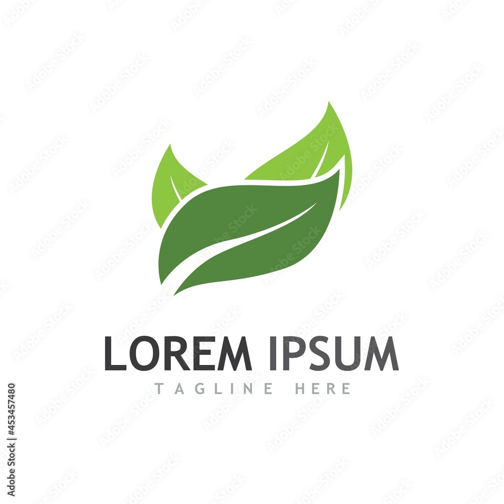 Logos of green Tree leaf ecology Logos of green Tree leaf ecology