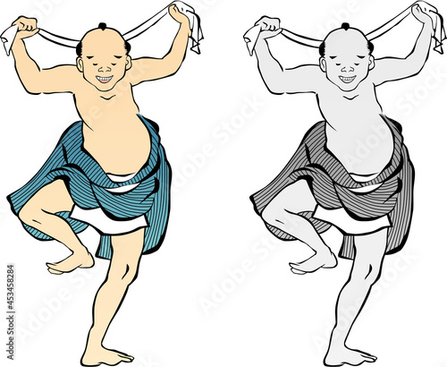 浮世絵　踊独稽古　その5