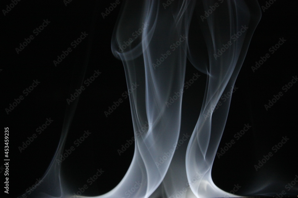 smoke on black background smoke on black background