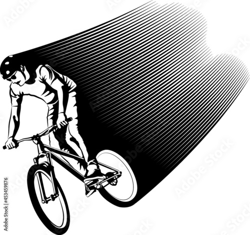 bicyclist silhouette