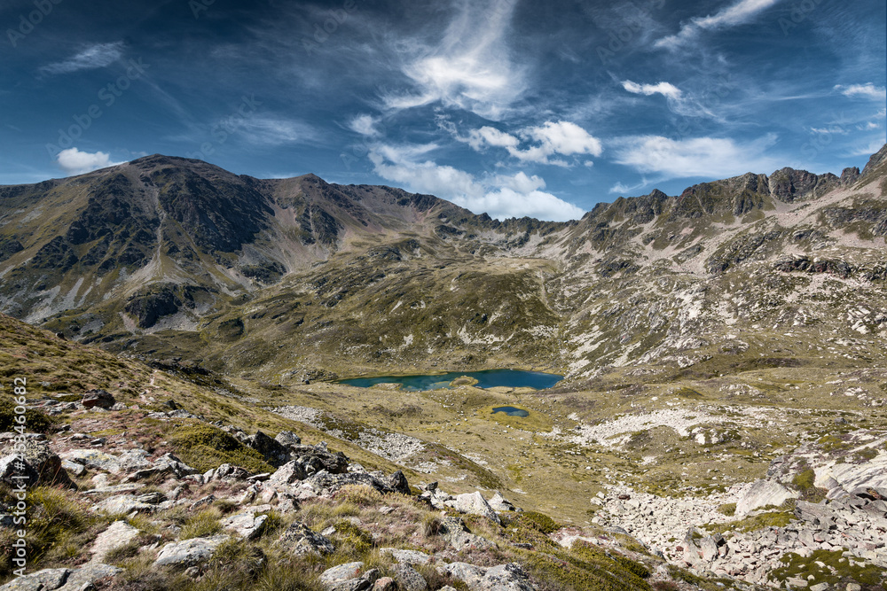 Etang du Siscar, Ariège, Pyrénées - Beautiful lake, french pyrenean landscape Etang du Siscar, Ariège, Pyrénées - Beautiful lake, french pyrenean landscape