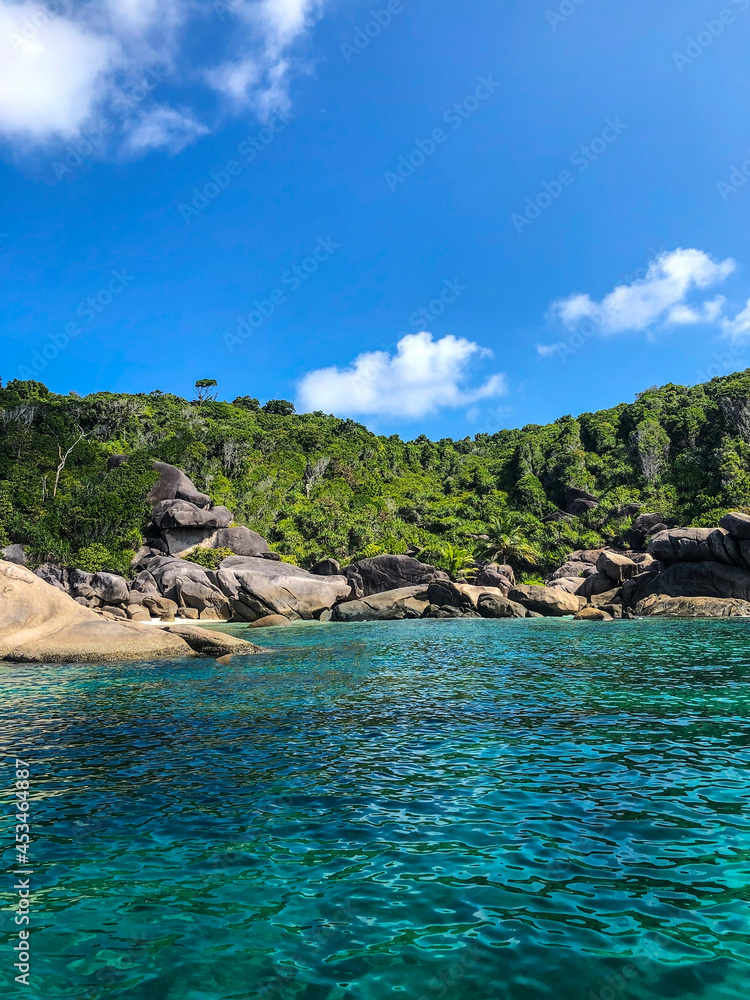 Obraz premium beautiful sea and beach of southeast asia in Thailand, Similan Islands