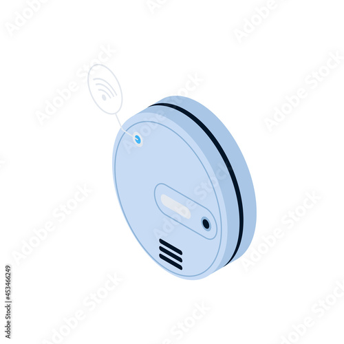Isometric Smoke Detector