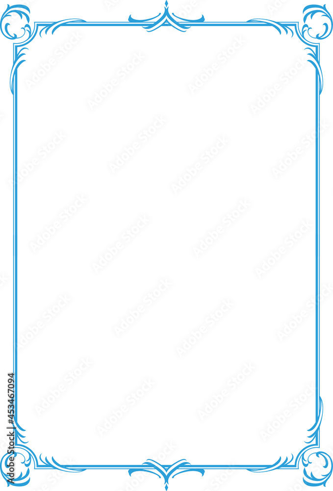 フレーム　レトロでファンタジックな飾り枠