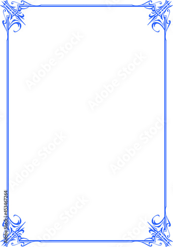 フレーム　レトロでファンタジックな飾り枠