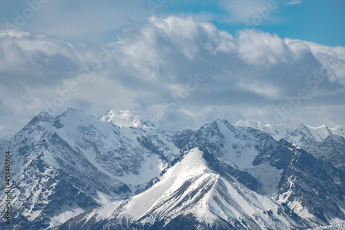 snow covered mountains © Сергей Шерстнев