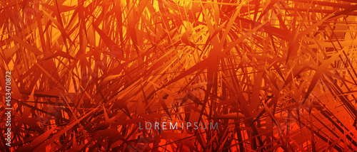 Sparkling design texture, volumetric gradient of abstract sharp shapes