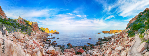 Fototapeta Naklejka Na Ścianę i Meble -  Fabulous view of popular travel destination Costa Paradiso.