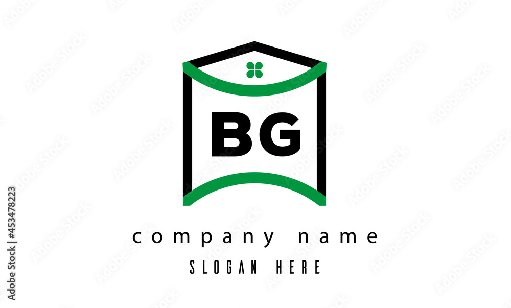BG creative real estate latter logo BG creative real estate latter logo