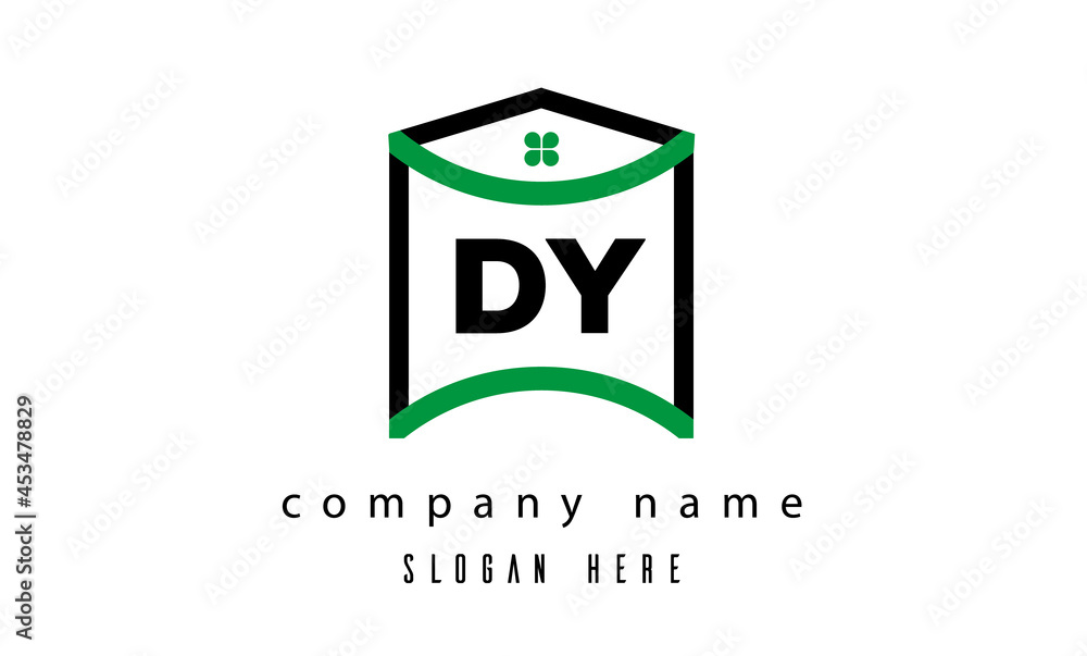 DY creative real estate latter logo DY creative real estate latter logo