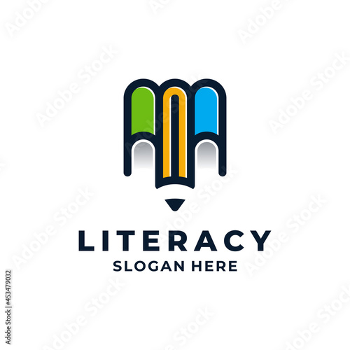 Literacy Logo Template Design